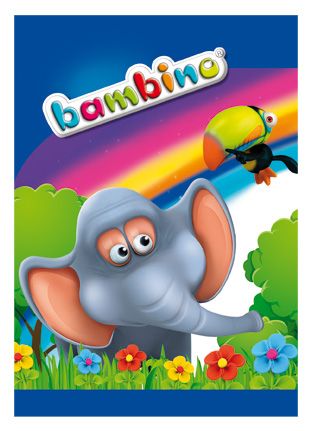 Zápisník A5, 16 strán, mriežka Bambino