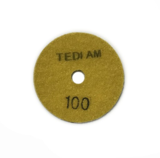 Leštiaci kotúč na suchý zips na kameninu 75 mm #100 TEDIAM
