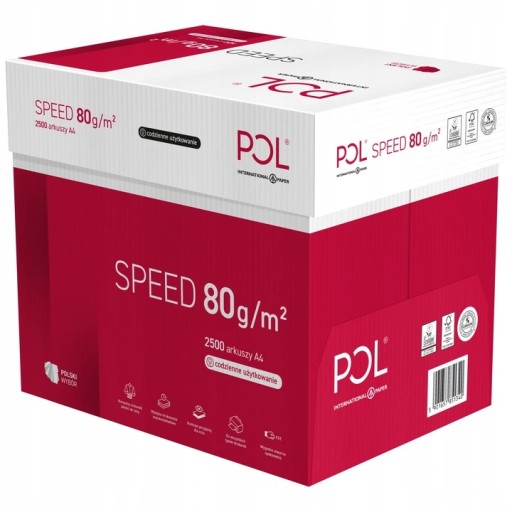 Kancelársky papier do kopírky PolSpeed, formát A4, 500 listov