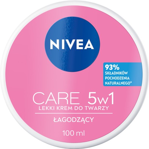 NIVEA CARE 5v1 Hydratačný krém na tvár pre suchú pleť 100ml
