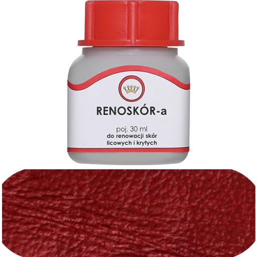 Farba na kožu Renozdrowie lak 30ml čerešňa