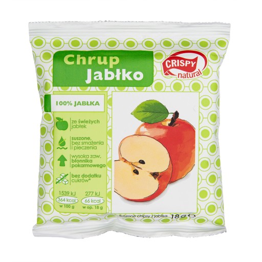 Jablkové lupienky 18g - Crispy Natural