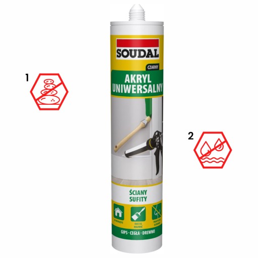 AKRYLÁTOVÝ UNIVERZÁLNY TEPEL BLACK SOUDAL 280ml