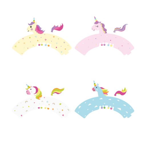 Košíčky na muffiny Unicorn 8 ks.