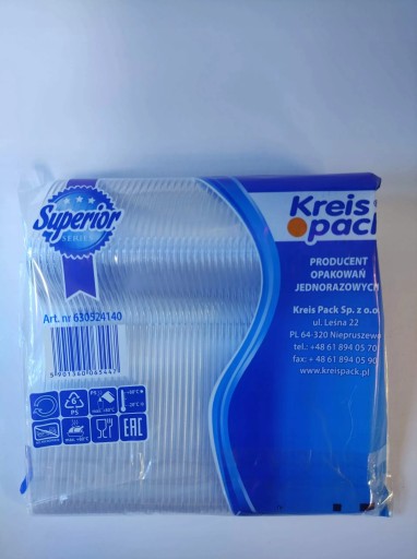Opakovane použiteľné príborové lyžice, bezfarebné, pevný plast, 50 kusov