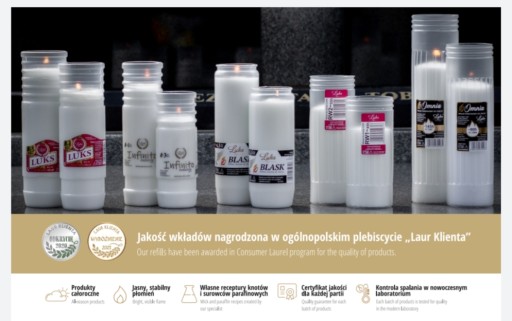 12 cm parafínové vložky 40 h