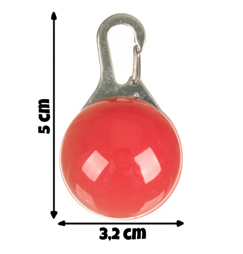 SVIETIACA LED LAMPA PRÍVESEK NA GOLÍK PRE PSA