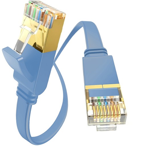 LAN ETHERNET RJ45 CAT7 ZLATÝ FTP LAN KÁBEL 1M