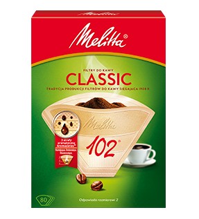 MELITTA PAPIEROVÉ KÁVOVÉ FILTRE CLASSIC 102 80 ks