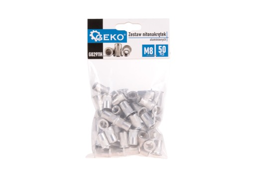 Sada hliníkových nitovacích matíc M8 50ks (60)