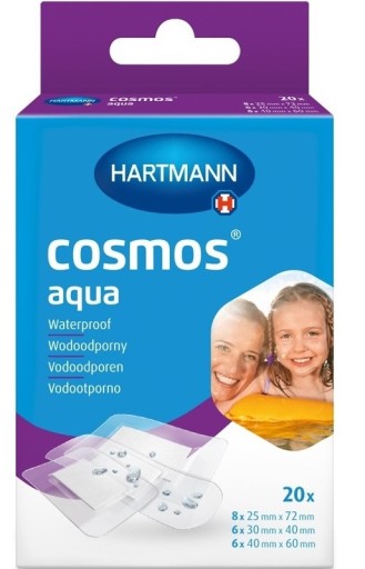 HARTMANN Cosmos aqua 20 ks. vodeodolné náplasti