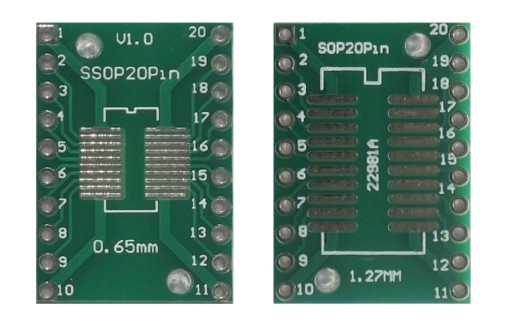 ADAPTÉR SOP20 SSOP20 až DIP20 1 ks.