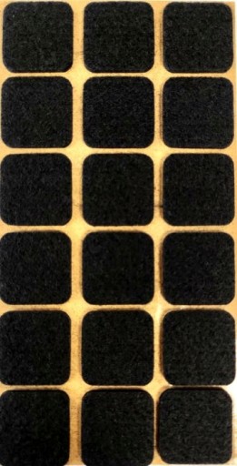 SAMOLEPIACA PODLOŽKA NA NÁBYTOK PLST 25x25 18 ks