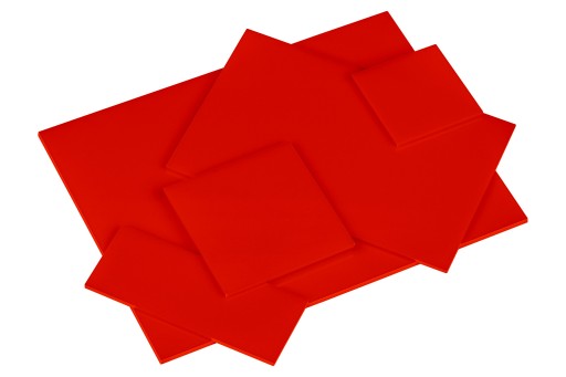 Plexisklo PLEXI ČERVENÉ rezané na rozmer 3mm LESK štandardné formáty