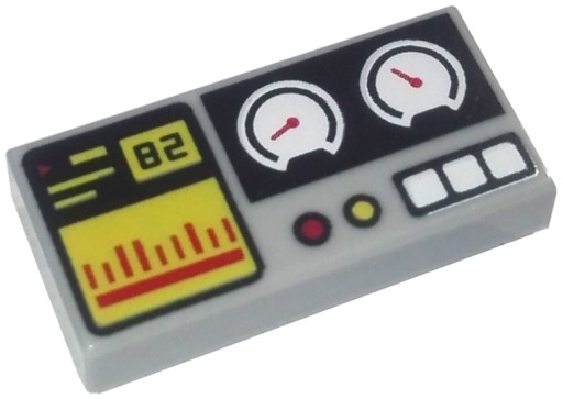 LEGO 3069bpb0855 1x2 DLAŽDIČKOVÝ OVLÁDACÍ PANEL NOVINKA (1g)