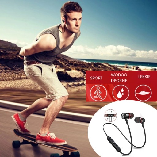 BEZDRÔTOVÉ ŠPORTOVÉ SLÚCHADLÁ DO UŠÍ BLUETOOTH