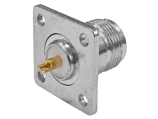 Panelová zásuvka N 50Ohm, typ K, spájkovaná