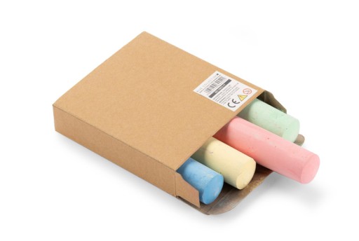 FAREBNÁ CHALK na kreslenie, hrubý jumbo chodník / 4 farby