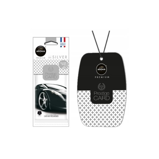 VÔŇA DO AUTA AROMA AUTO PRESTIGE CARD STRIEBORNÝ OSVIEŽOVAČ AUTA