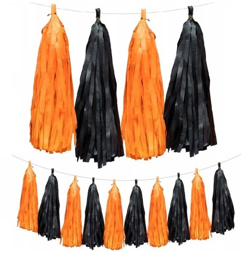 Ozdoby so strapcami Halloween dekorácie 10