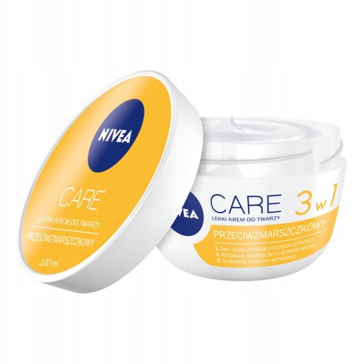 NIVEA Care krém proti vráskam 3v1 100ml