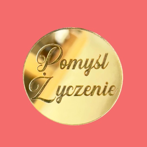 Vytvorte si prianie k narodeninám Dekorácia Gravírovanie kruhu Zlaté zrkadlo z plexiskla
