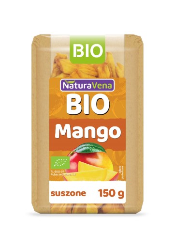Organické sušené mango 150 G - Naturavena