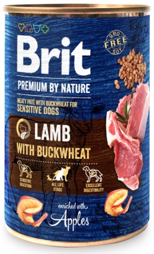 Brit Premium by Nature Jahňacie mäso s pohánkou 400g