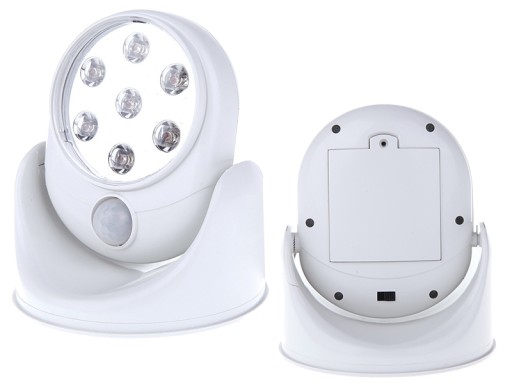 BEZDRÔTOVÁ LAMPA NOČNÁ LAMPA 7 LED SO SNÍMAČOM POHYBU NA BATÉRIU 360