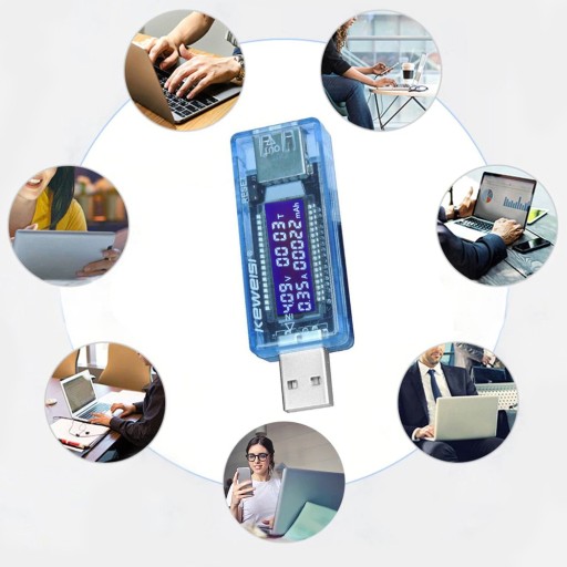 METER VOLTMETER USB AMPÉRMETER TESTER NAPÄŤOVÉHO PRÚDU