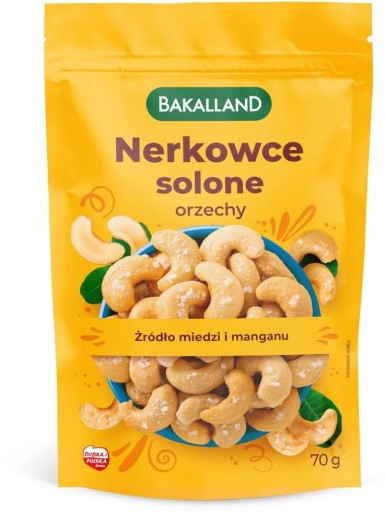 BAKALLAND KEŠU JEMNE SOĽNÉ 70G SLANÉ ORIEŠKY