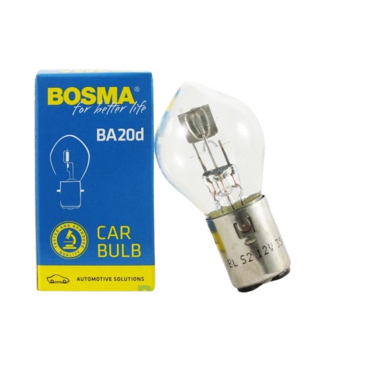 BOSMA ŽIAROVKA 12V 35/35W BA20D S2 MOTOCYKEL