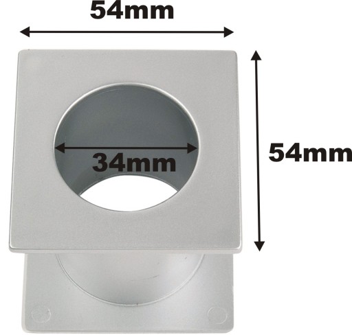 ventilačné objímky pre hranaté dvere, zlaté