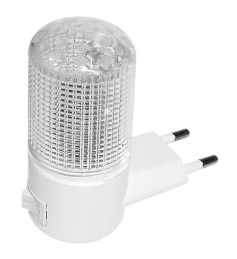 Diskrétna 3 LED KONTAKTNÁ NOČNÁ LAMPA, biela