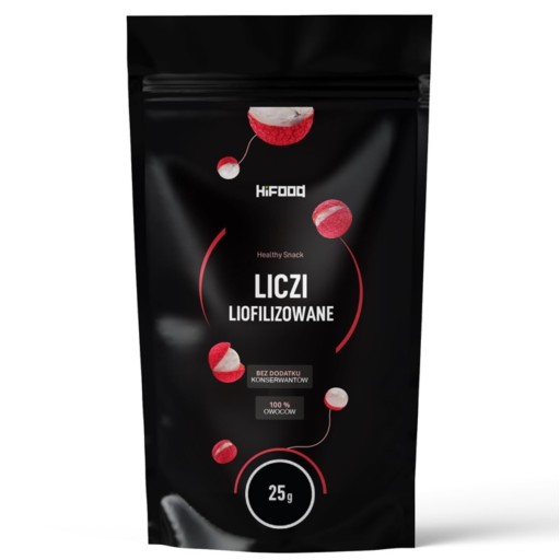 Liči sušené mrazom 25g celé HiFOOD PREMIUM