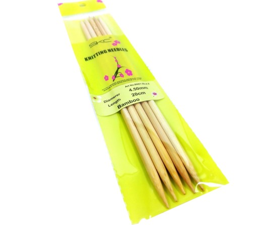 PONOŽKOVÉ IHLY BAMBUSOVÉ 5 ks - 4,5 mm