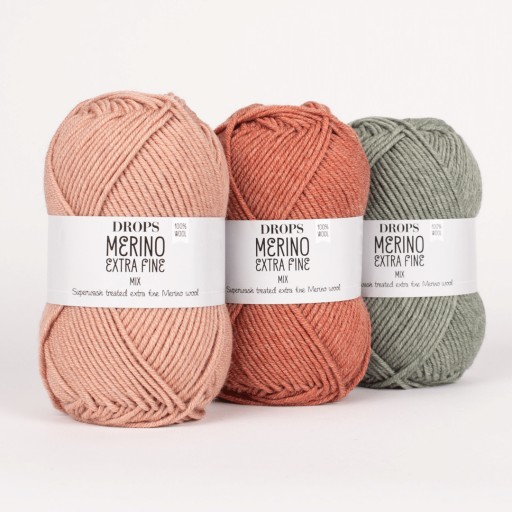 Priadza - MERINO EXTRA JEMNÁ - KVAPKY 50g 40