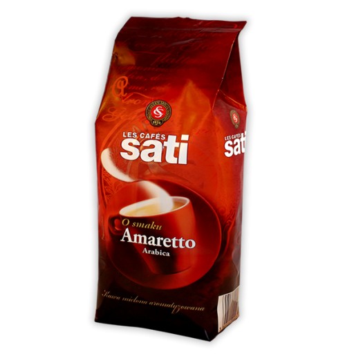 Cafe Sati Amaretto ochutená káva - Amaretto mletá káva 250g