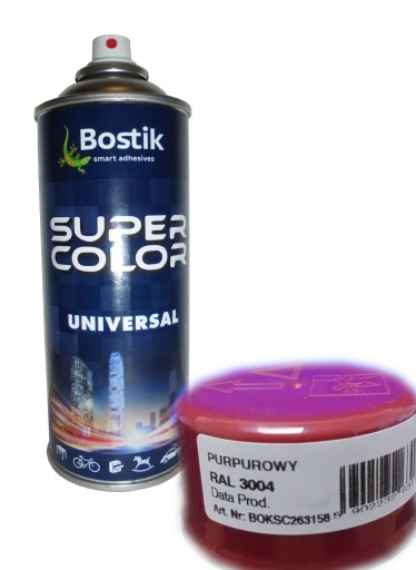 BOSTIK RAL 3004 fialová farba v spreji 400ml