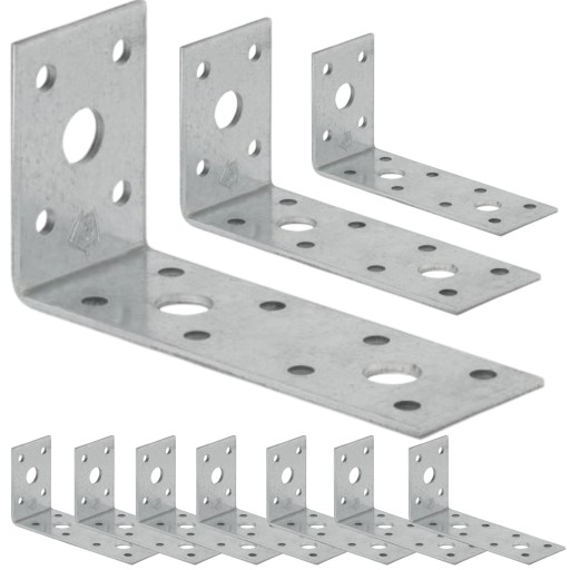 OCELOVÝ UHLOVÝ KONEKTOR 50x100x35 MM TESÁRNY