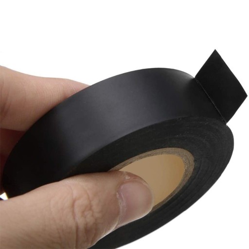 PEVNÁ PVC IZOLAČNÁ PÁSKA, ČIERNA, SAMOLEPIACA, VODEODOLNÁ 16mm 9m