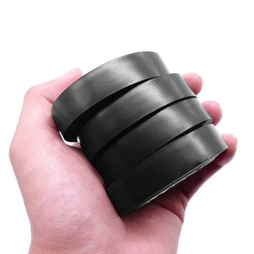 10x PEVNÁ PVC IZOLAČNÁ PÁSKA ČIERNA SAMOLEPIACA VODEODOLNÁ 16mm 10m