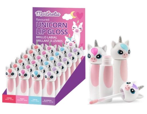 Unicorn Lip Gloss Martinelia Unicorn lesk na pery pre deti 4 g