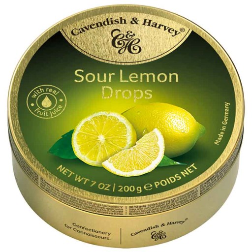 Cavendish Dropsy Sour Lemon Kyslý citrón 200g