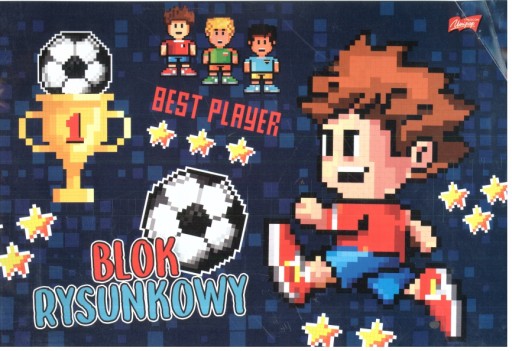 A4 20k podložka na kreslenie futbal - KD