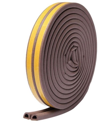 Samolepiace TESNENIE na okná, dvere, okná, dvere, 14mmx12mm, HRUBÉ, 1M