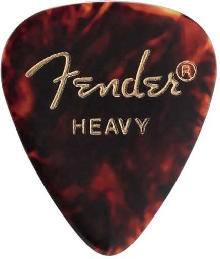 Gitarové trsátko Fender 351 Shell Celluloid Heavy