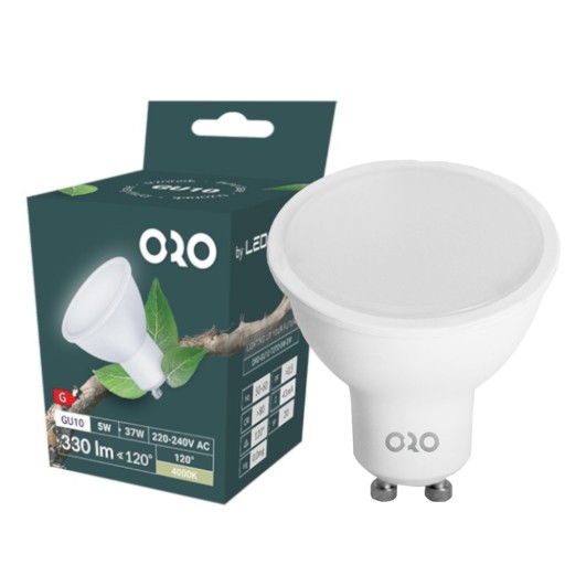 GU10 LED žiarovka 5W 4000K neutrál 330lm ODOLNÁ
