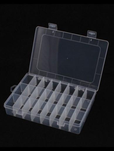 Organizérový kontajnerový box s 24 priehradkami 19x13x3,6
