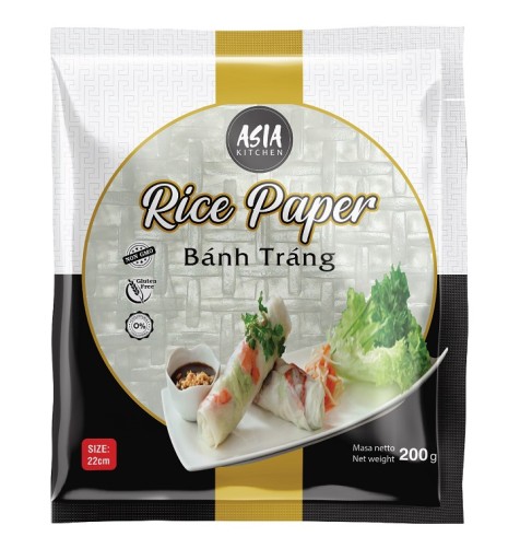 Ryžový papier na jarné závitky 22 cm 200g Asia Kitchen